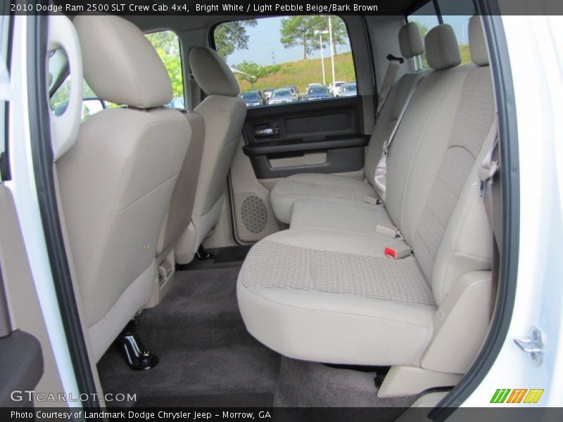 Bright White / Light Pebble Beige/Bark Brown 2010 Dodge Ram 2500 SLT Crew Cab 4x4