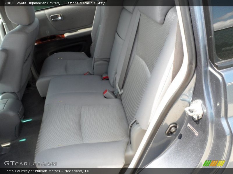Bluestone Metallic / Gray 2005 Toyota Highlander Limited