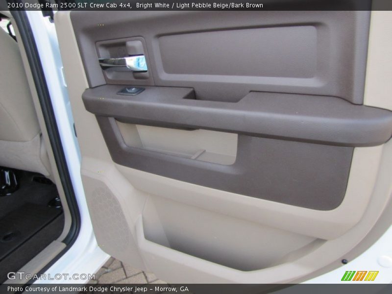 Bright White / Light Pebble Beige/Bark Brown 2010 Dodge Ram 2500 SLT Crew Cab 4x4