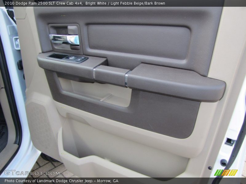 Bright White / Light Pebble Beige/Bark Brown 2010 Dodge Ram 2500 SLT Crew Cab 4x4