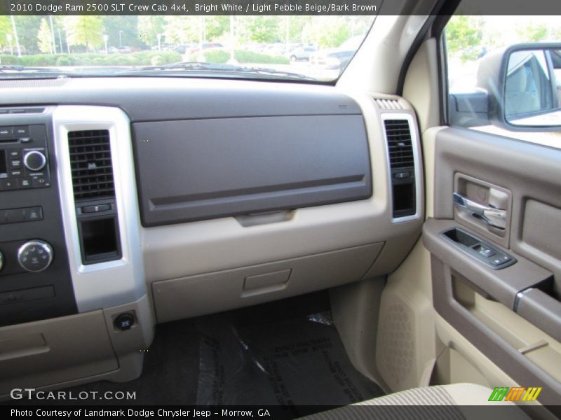 Bright White / Light Pebble Beige/Bark Brown 2010 Dodge Ram 2500 SLT Crew Cab 4x4