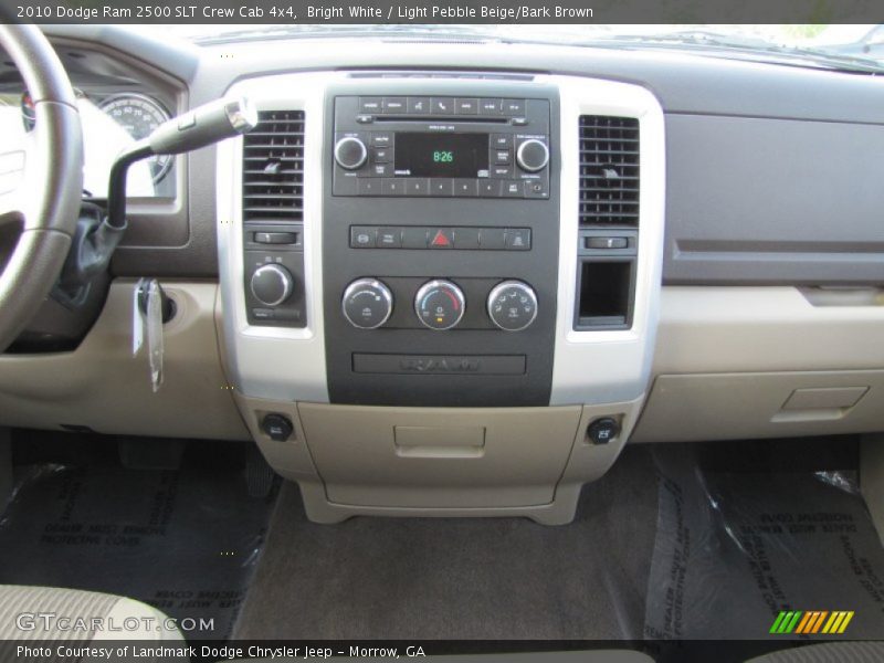 Bright White / Light Pebble Beige/Bark Brown 2010 Dodge Ram 2500 SLT Crew Cab 4x4