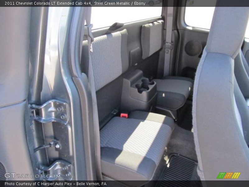 Steel Green Metallic / Ebony 2011 Chevrolet Colorado LT Extended Cab 4x4