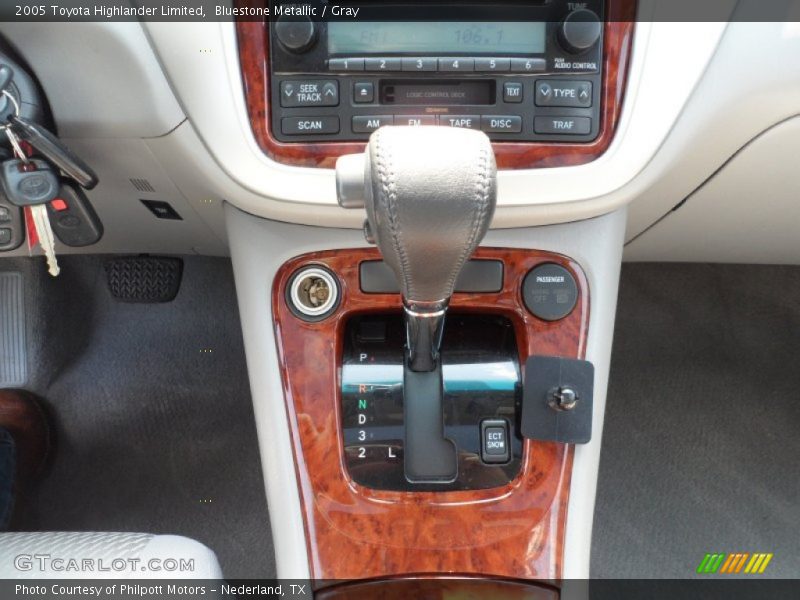 Bluestone Metallic / Gray 2005 Toyota Highlander Limited