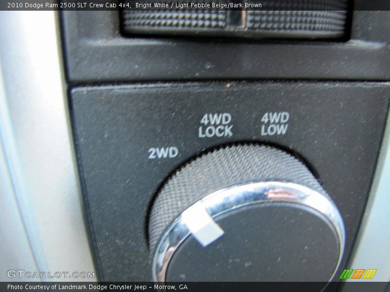 Bright White / Light Pebble Beige/Bark Brown 2010 Dodge Ram 2500 SLT Crew Cab 4x4