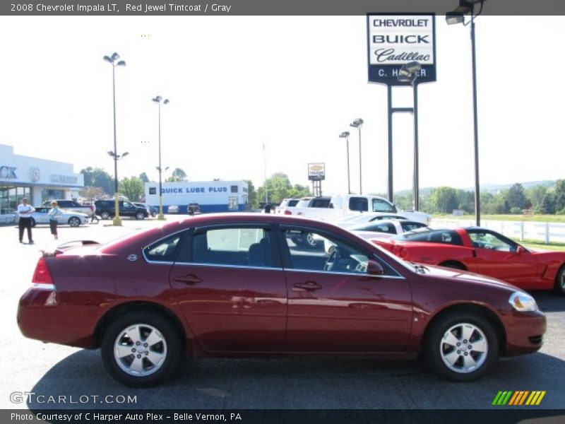 Red Jewel Tintcoat / Gray 2008 Chevrolet Impala LT