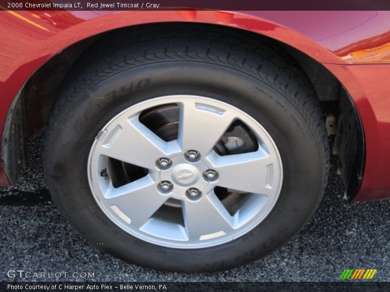 Red Jewel Tintcoat / Gray 2008 Chevrolet Impala LT