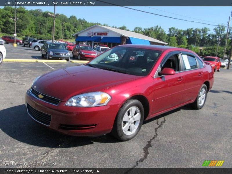 Red Jewel Tintcoat / Gray 2008 Chevrolet Impala LT