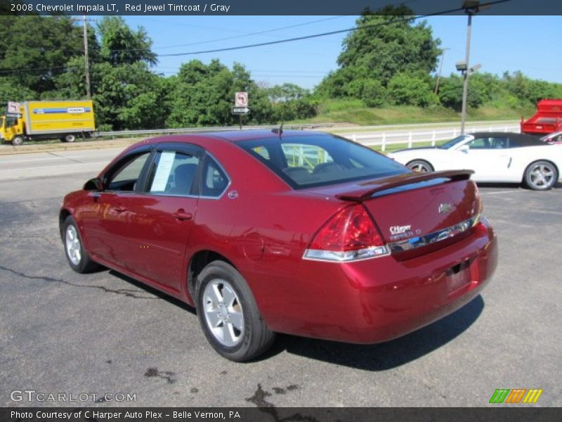 Red Jewel Tintcoat / Gray 2008 Chevrolet Impala LT