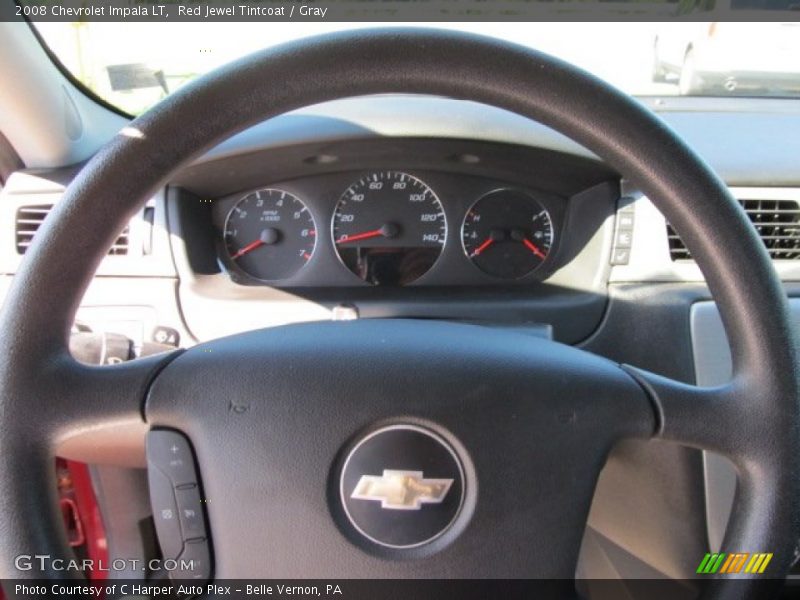 Red Jewel Tintcoat / Gray 2008 Chevrolet Impala LT