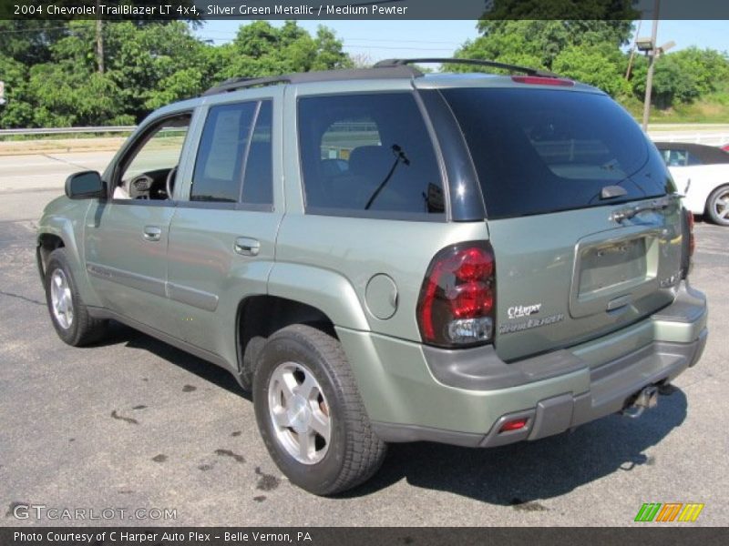 Silver Green Metallic / Medium Pewter 2004 Chevrolet TrailBlazer LT 4x4