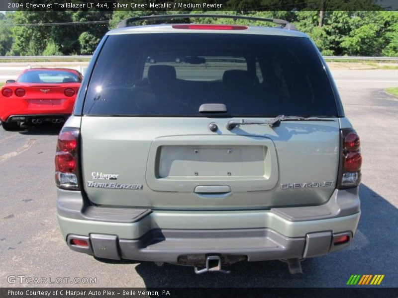 Silver Green Metallic / Medium Pewter 2004 Chevrolet TrailBlazer LT 4x4