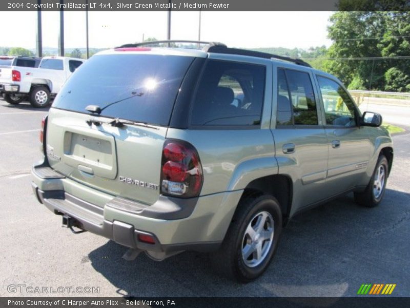 Silver Green Metallic / Medium Pewter 2004 Chevrolet TrailBlazer LT 4x4