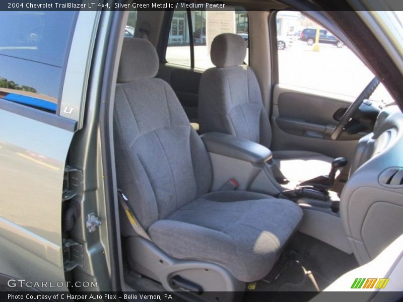Silver Green Metallic / Medium Pewter 2004 Chevrolet TrailBlazer LT 4x4