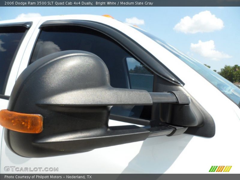 Bright White / Medium Slate Gray 2006 Dodge Ram 3500 SLT Quad Cab 4x4 Dually