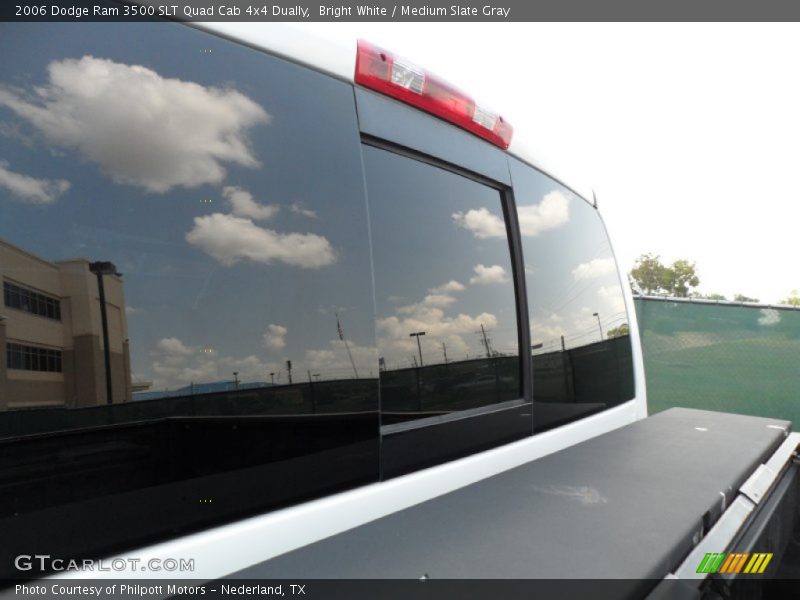 Bright White / Medium Slate Gray 2006 Dodge Ram 3500 SLT Quad Cab 4x4 Dually