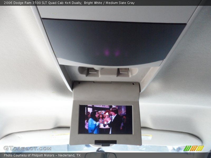 Bright White / Medium Slate Gray 2006 Dodge Ram 3500 SLT Quad Cab 4x4 Dually
