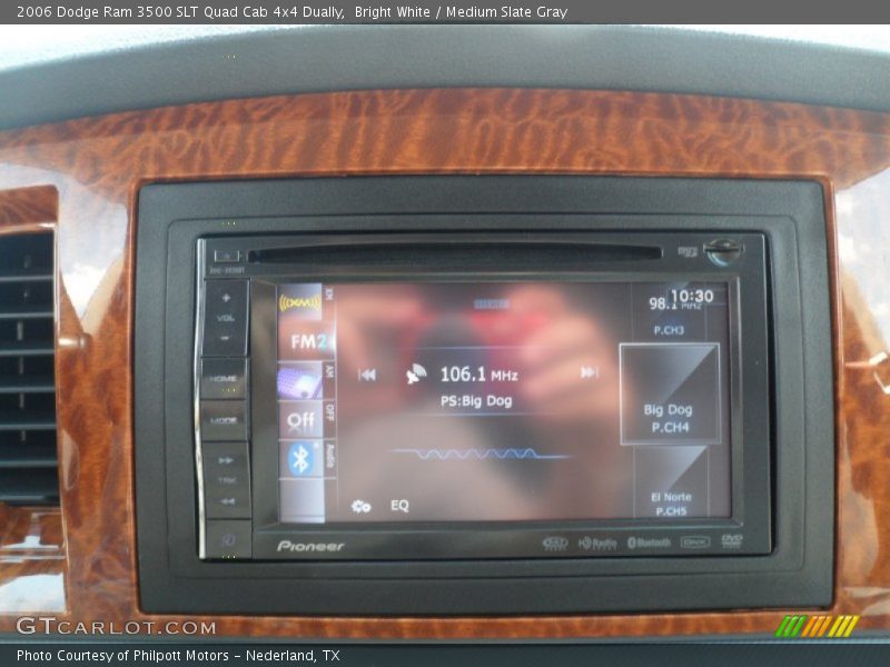 Bright White / Medium Slate Gray 2006 Dodge Ram 3500 SLT Quad Cab 4x4 Dually