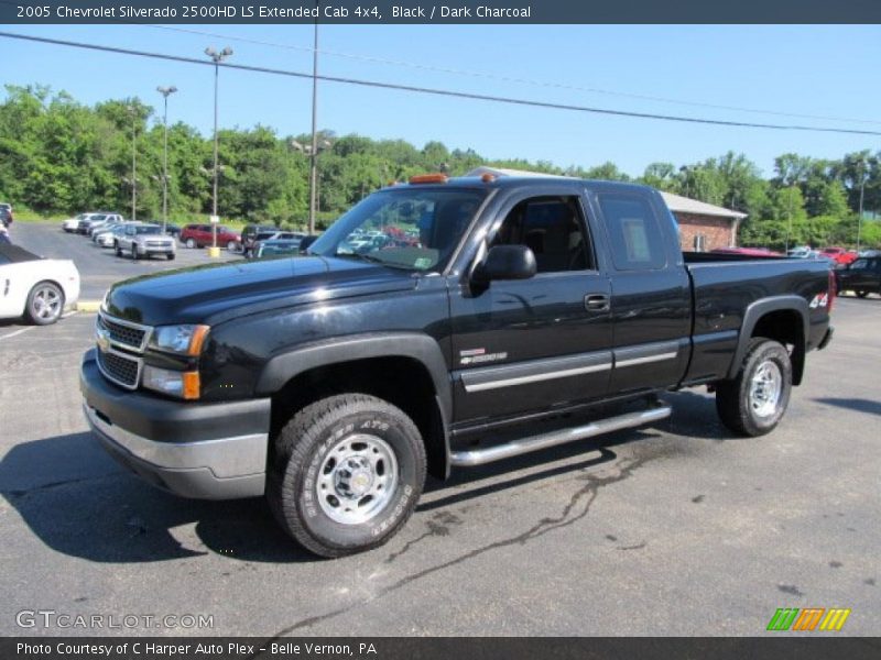 Black / Dark Charcoal 2005 Chevrolet Silverado 2500HD LS Extended Cab 4x4
