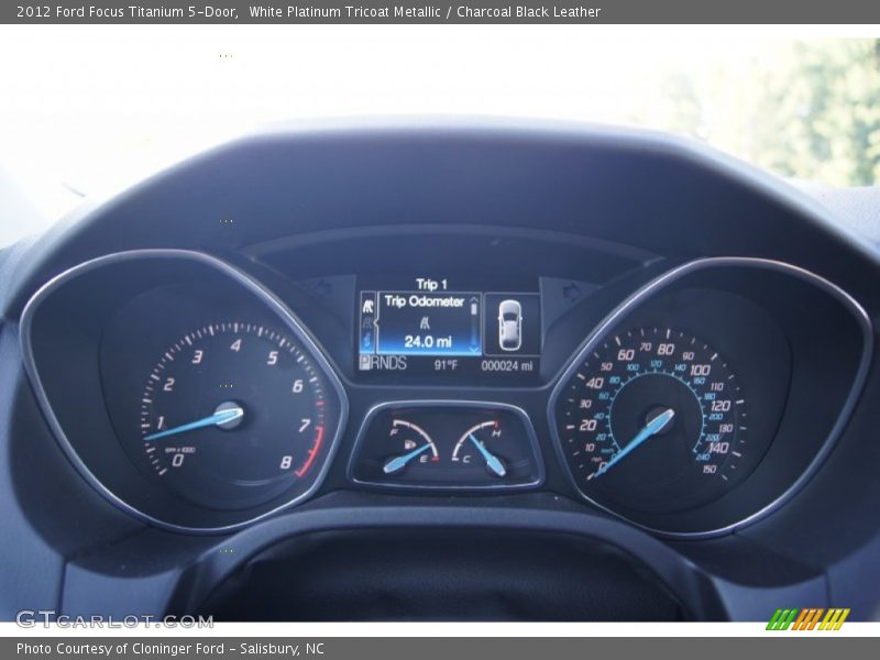  2012 Focus Titanium 5-Door Titanium 5-Door Gauges