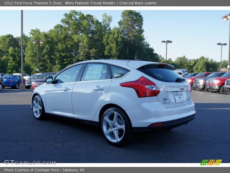  2012 Focus Titanium 5-Door White Platinum Tricoat Metallic