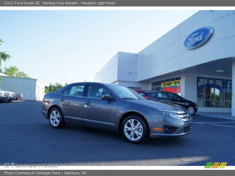 Sterling Grey Metallic / Medium Light Stone 2012 Ford Fusion SE