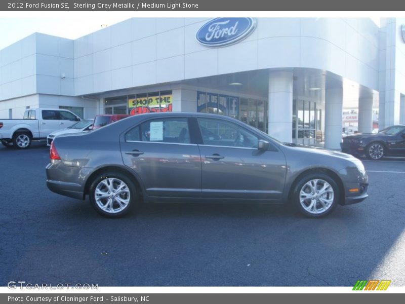 Sterling Grey Metallic / Medium Light Stone 2012 Ford Fusion SE