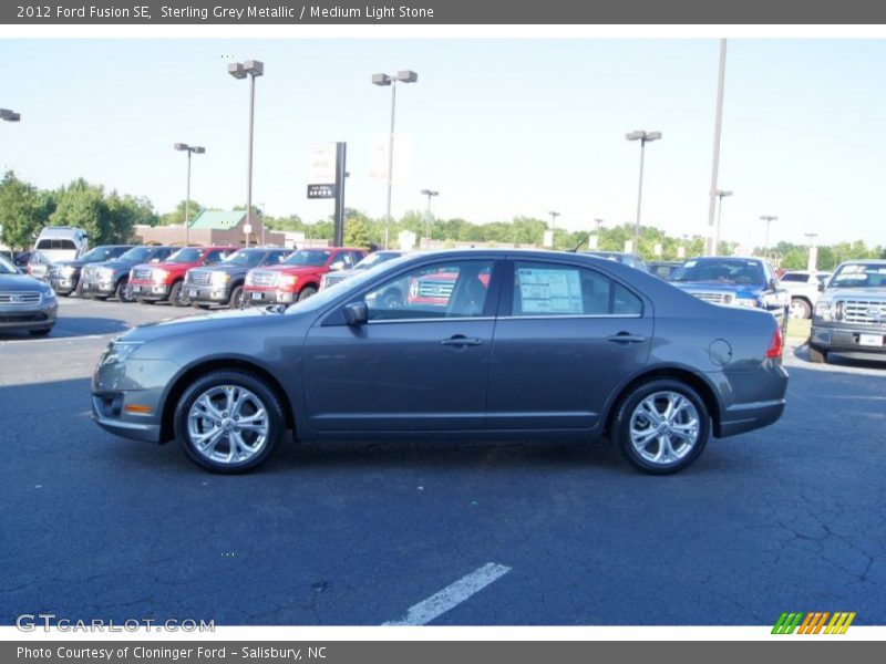 Sterling Grey Metallic / Medium Light Stone 2012 Ford Fusion SE