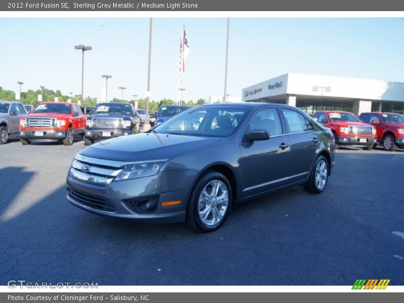 Sterling Grey Metallic / Medium Light Stone 2012 Ford Fusion SE