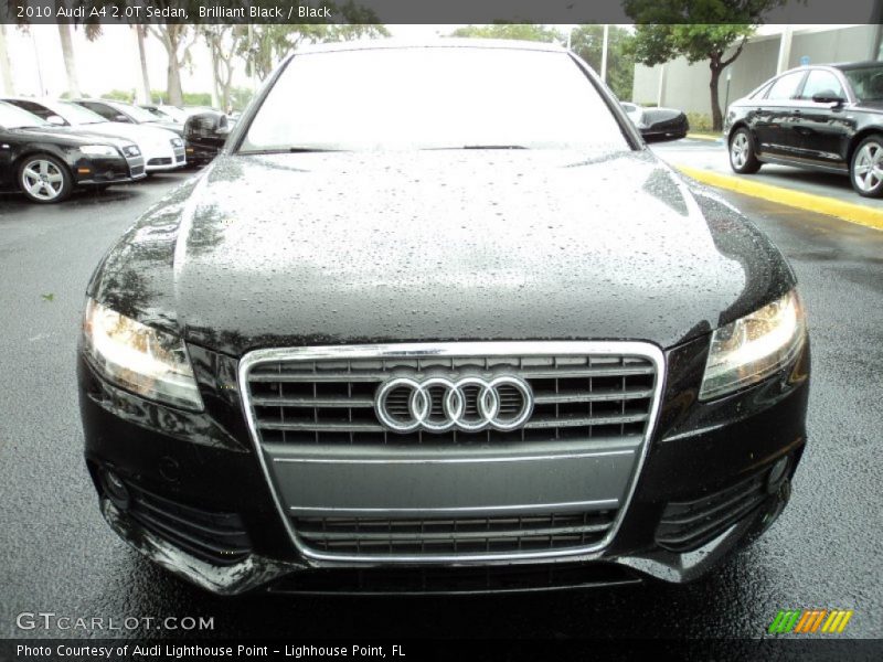 Brilliant Black / Black 2010 Audi A4 2.0T Sedan