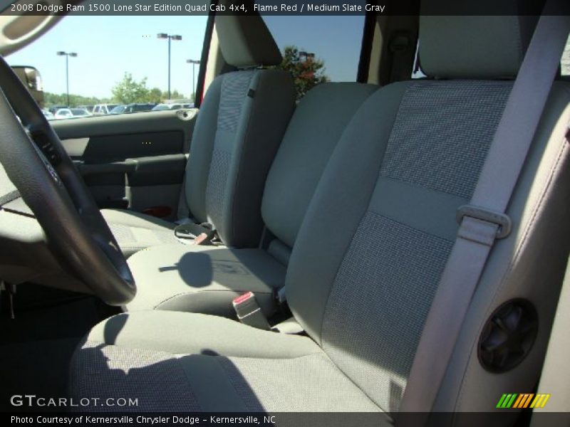 Flame Red / Medium Slate Gray 2008 Dodge Ram 1500 Lone Star Edition Quad Cab 4x4