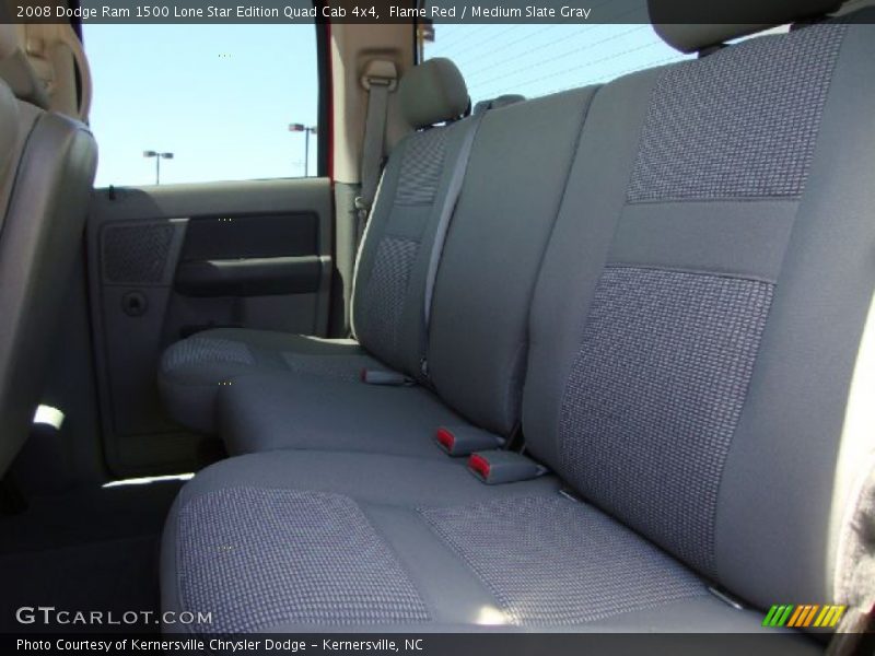 Flame Red / Medium Slate Gray 2008 Dodge Ram 1500 Lone Star Edition Quad Cab 4x4