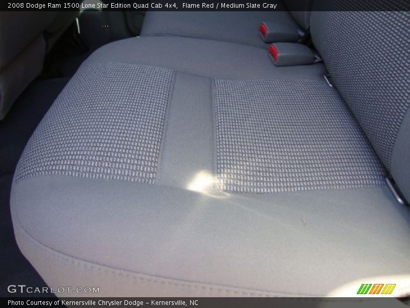 Flame Red / Medium Slate Gray 2008 Dodge Ram 1500 Lone Star Edition Quad Cab 4x4