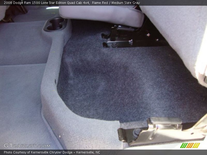 Flame Red / Medium Slate Gray 2008 Dodge Ram 1500 Lone Star Edition Quad Cab 4x4