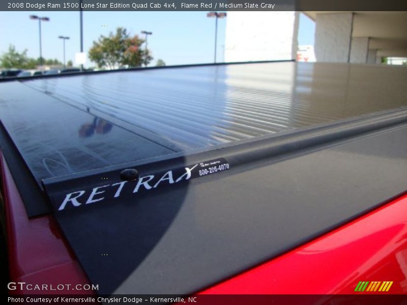 Flame Red / Medium Slate Gray 2008 Dodge Ram 1500 Lone Star Edition Quad Cab 4x4