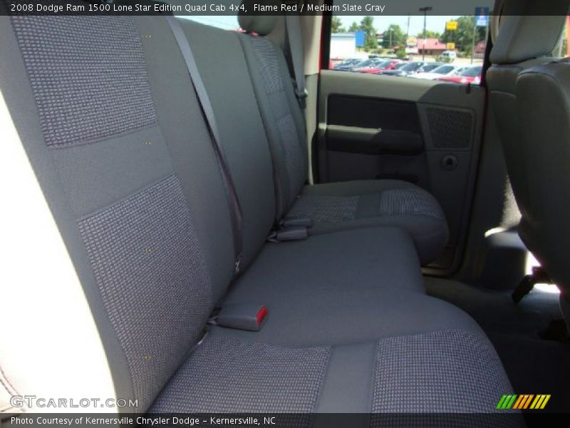 Flame Red / Medium Slate Gray 2008 Dodge Ram 1500 Lone Star Edition Quad Cab 4x4