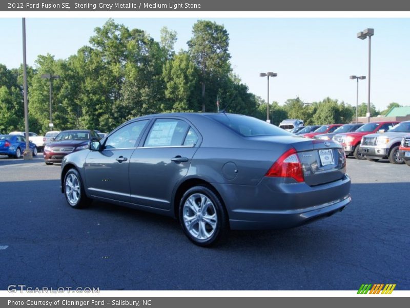 Sterling Grey Metallic / Medium Light Stone 2012 Ford Fusion SE
