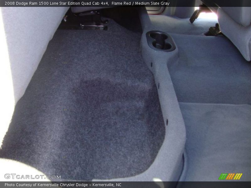 Flame Red / Medium Slate Gray 2008 Dodge Ram 1500 Lone Star Edition Quad Cab 4x4