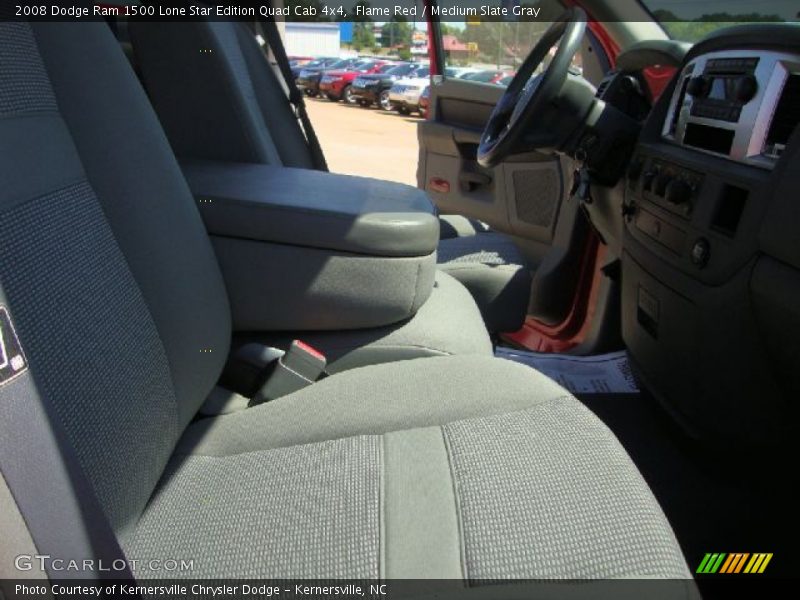 Flame Red / Medium Slate Gray 2008 Dodge Ram 1500 Lone Star Edition Quad Cab 4x4