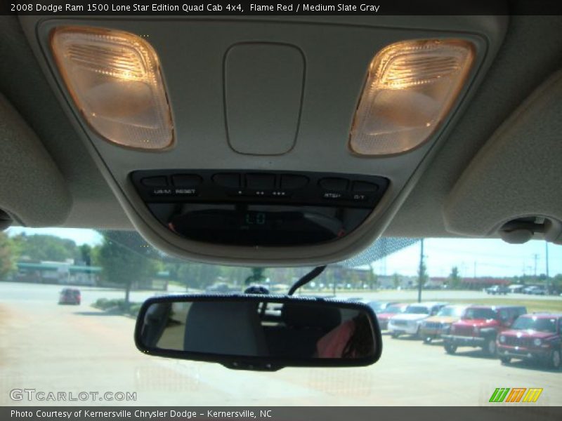 Flame Red / Medium Slate Gray 2008 Dodge Ram 1500 Lone Star Edition Quad Cab 4x4