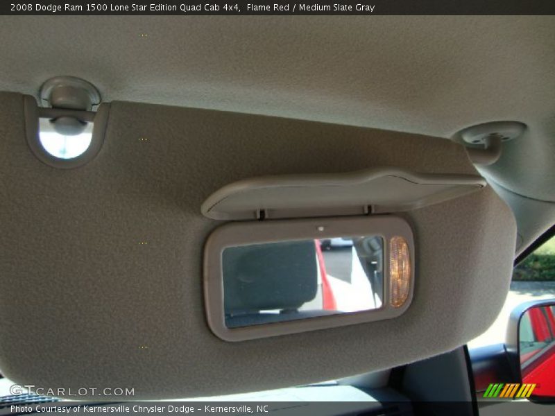 Flame Red / Medium Slate Gray 2008 Dodge Ram 1500 Lone Star Edition Quad Cab 4x4