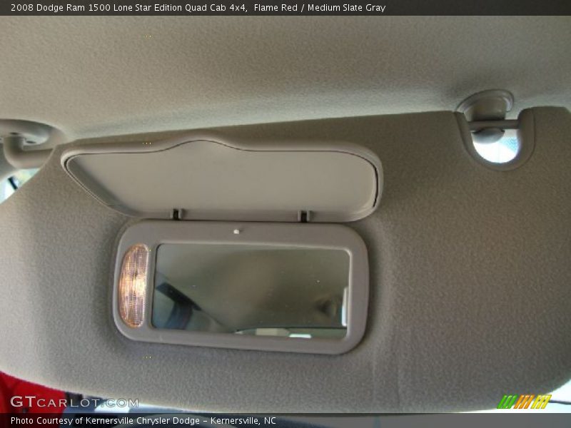 Flame Red / Medium Slate Gray 2008 Dodge Ram 1500 Lone Star Edition Quad Cab 4x4