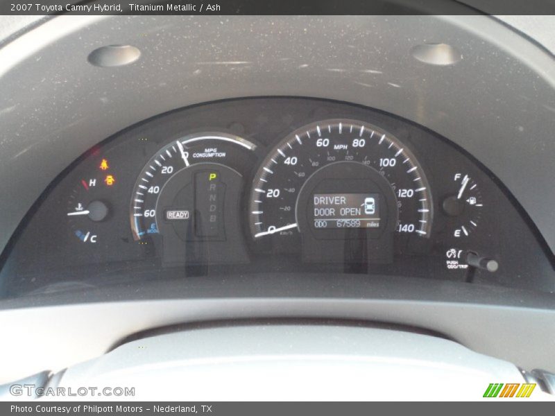 Titanium Metallic / Ash 2007 Toyota Camry Hybrid