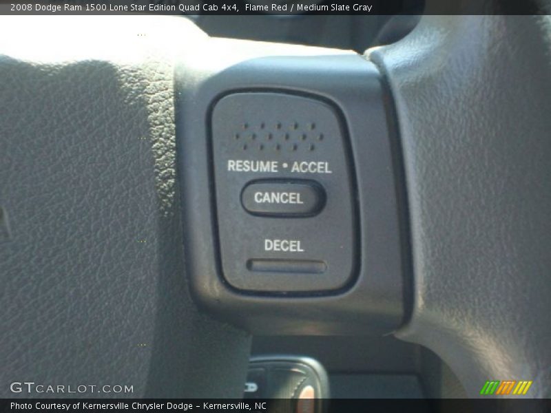 Flame Red / Medium Slate Gray 2008 Dodge Ram 1500 Lone Star Edition Quad Cab 4x4