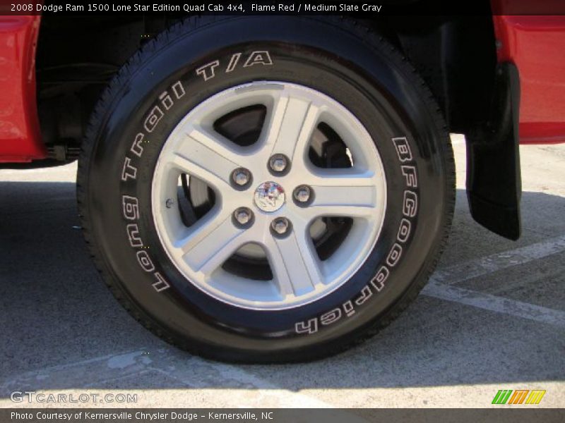Flame Red / Medium Slate Gray 2008 Dodge Ram 1500 Lone Star Edition Quad Cab 4x4
