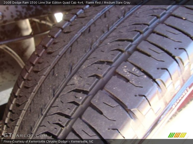 Flame Red / Medium Slate Gray 2008 Dodge Ram 1500 Lone Star Edition Quad Cab 4x4