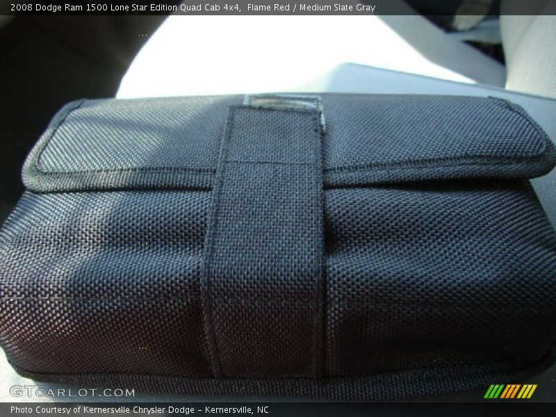 Flame Red / Medium Slate Gray 2008 Dodge Ram 1500 Lone Star Edition Quad Cab 4x4