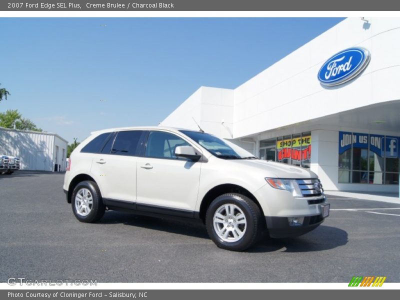 Creme Brulee / Charcoal Black 2007 Ford Edge SEL Plus