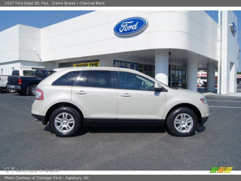 Creme Brulee / Charcoal Black 2007 Ford Edge SEL Plus