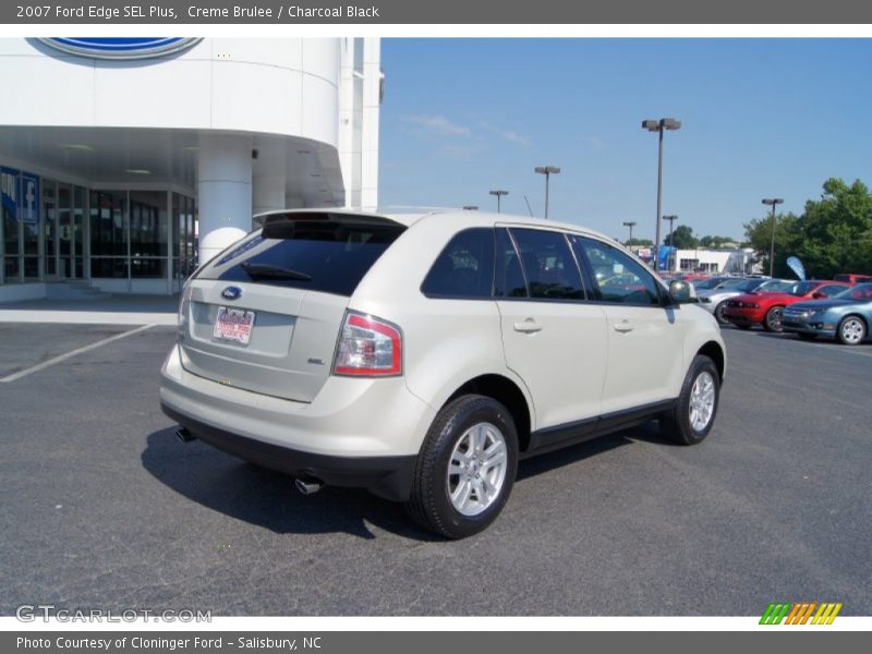 Creme Brulee / Charcoal Black 2007 Ford Edge SEL Plus